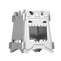 camping stove portable folding stainless steel stove wood burning stove lightweight compact durable for outdoor backpacking