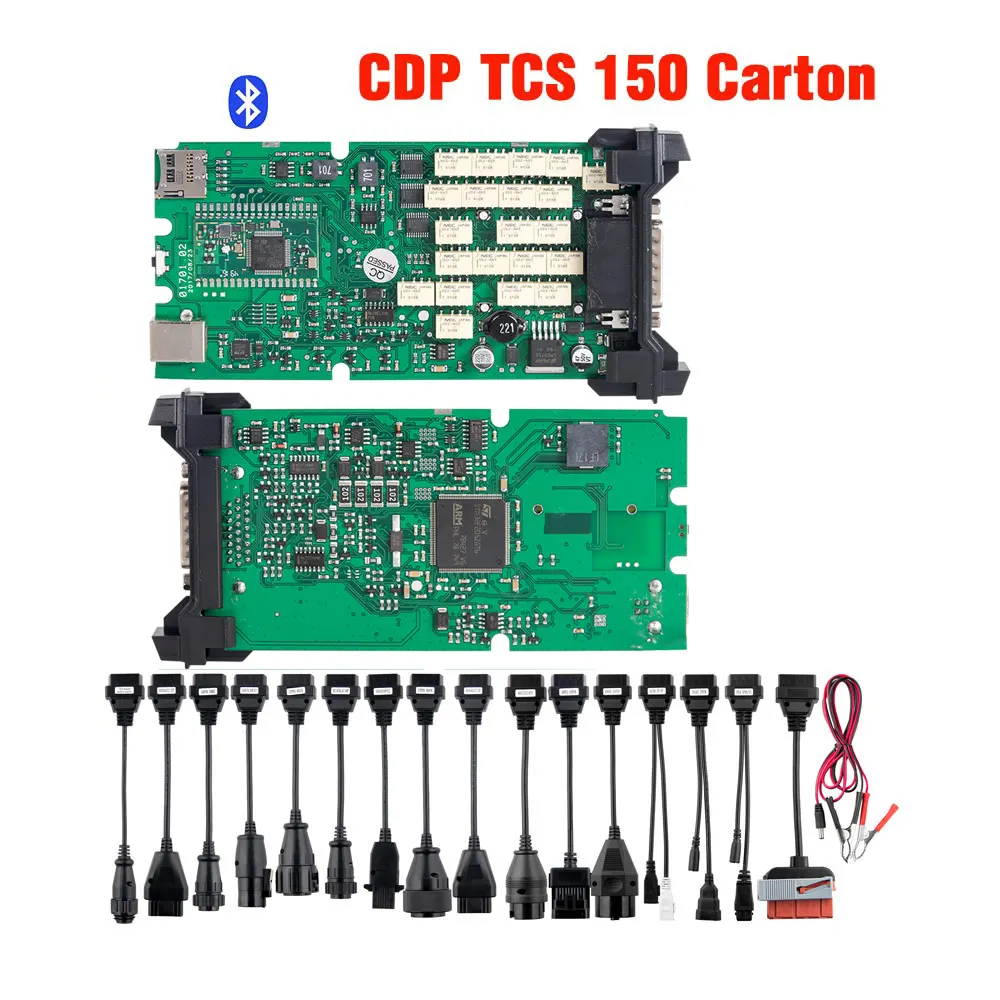 Type 12 Полный комплект кабелей для легковых и грузовых автомобилей cdp tcs pro кабели 8 автомобильных кабелей+ 8 грузовых кабелей TCS PRO - Цвет: Type 12