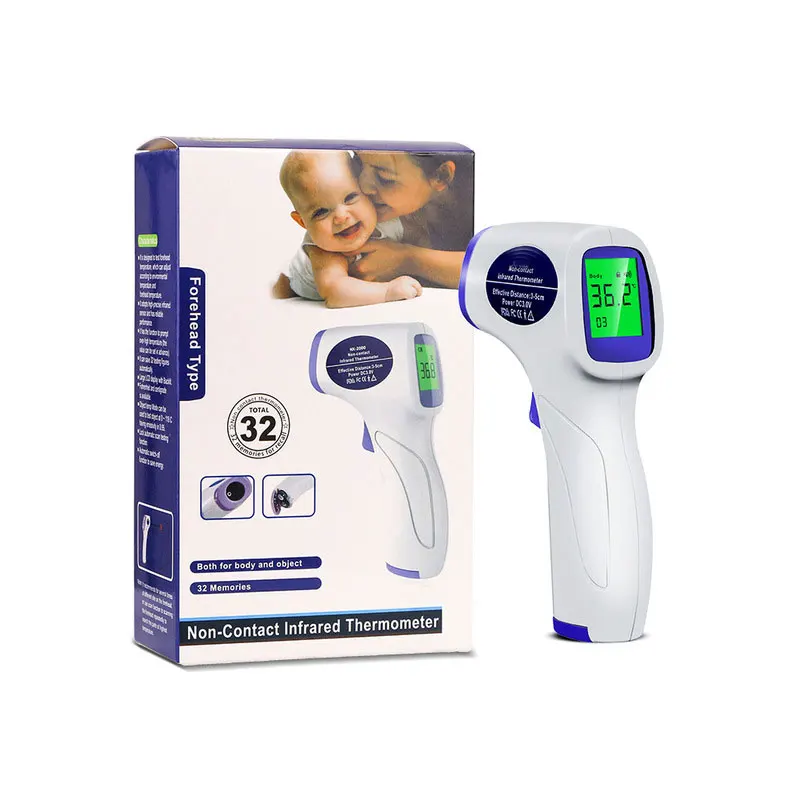 

Lcd Display Digital IR Laser body Thermometer non-contact infrared Forehead thermometer Digital Temperature Meter