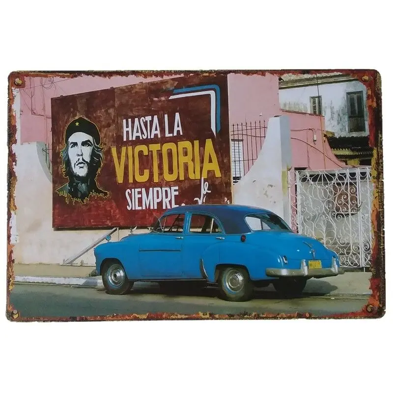 

Retro Car Vintage Retro Tin Sign Door Wall Decor Metal Bar Plaque Pub Poster Home Shop