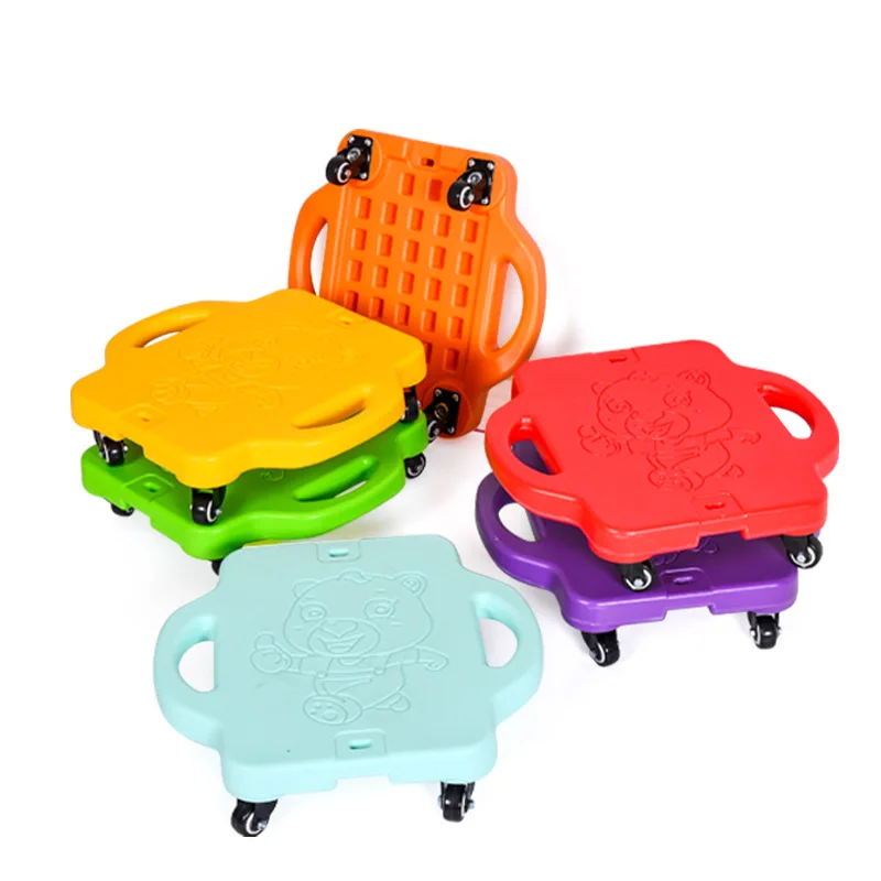 Четырехколесный скутер пластиковые бесшумные колеса спортивные игрушки для