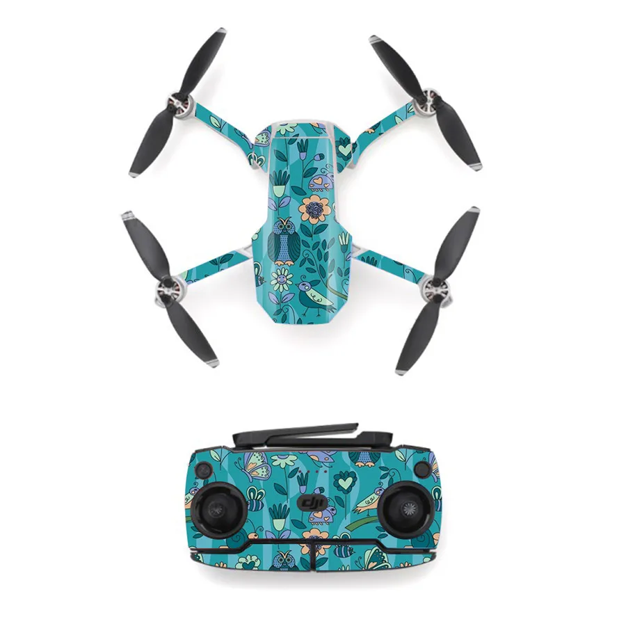 4 стиля стильные граффити Стикеры для DJI Mavic мини Дрон и пульт дистанционного