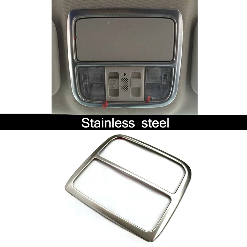 

1 шт., абажур для передней панели автомобиля, из нержавеющей стали