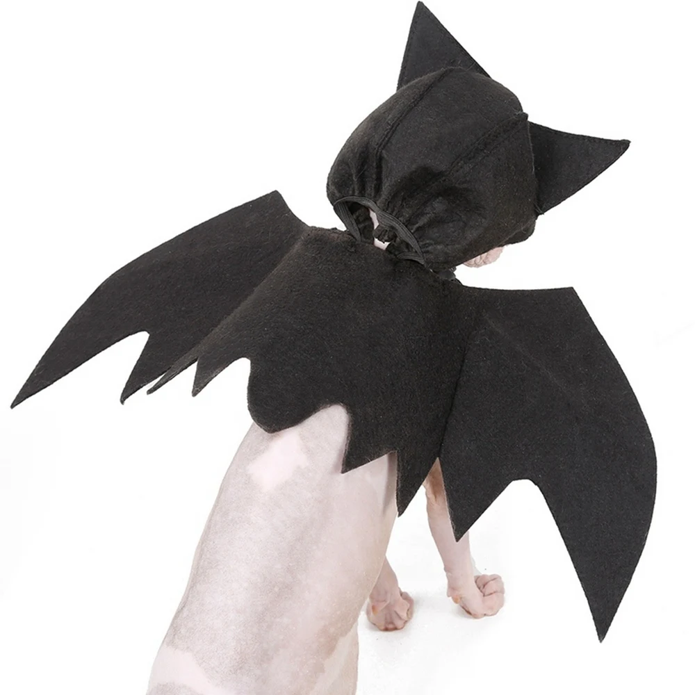 Костюм летучей мыши для Хэллоуина яркий костюм собак кошек домашних животных