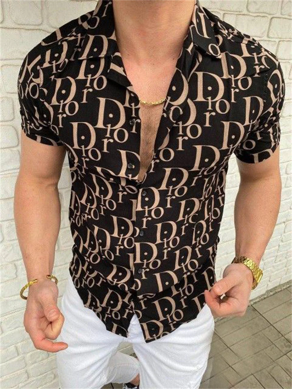 

Camisa de манга corta para hombre, informal, suelta, с 3D принтом, манга corta, top 2021