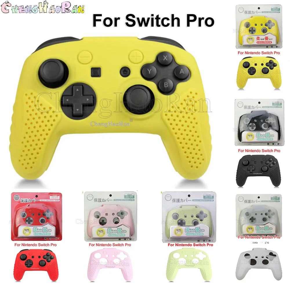 1pc Silicone Cover For Nintendo Switch Pro Controller Gamepad Rubber Skin Grip Case Protective For NS Joystick Thumb Grips Caps  - buy with discount