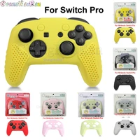 1pc silicone cover for nintendo switch pro controller gamepad rubber skin grip case protective for ns joystick thumb grips caps