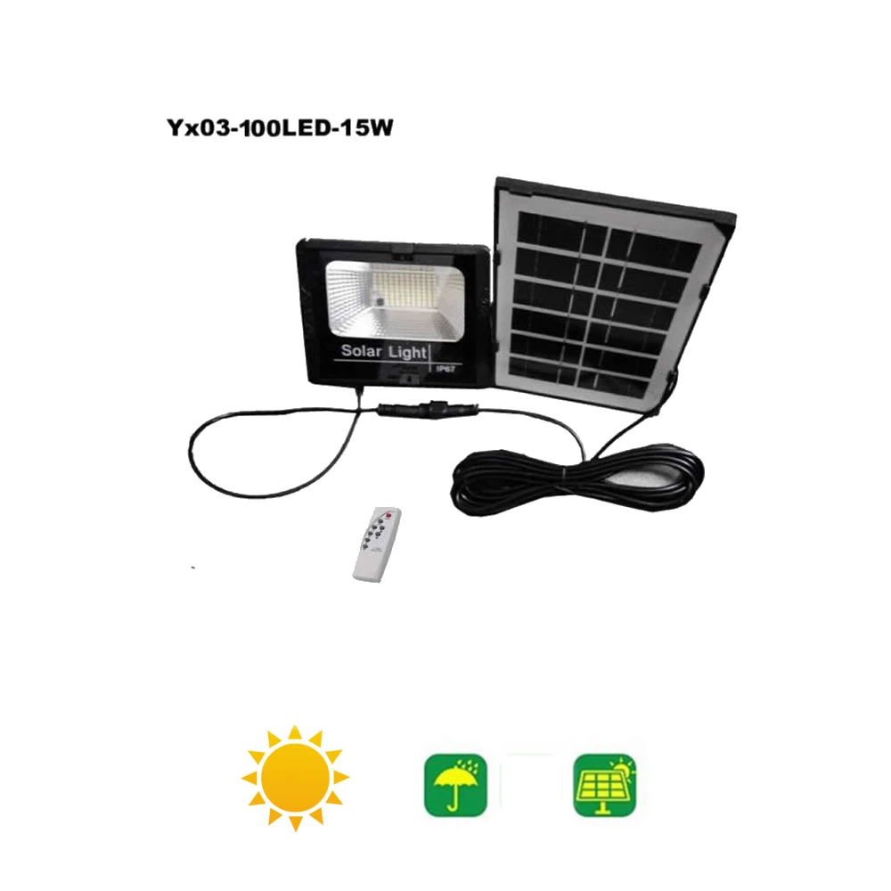 

Умный прожектор на солнечной батарее, 60 светодиодов, 1300 лм