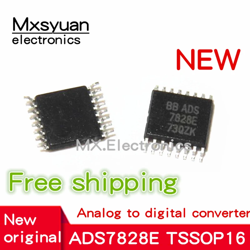 

5~10PCS ADS7828E ADS7828EB ADS7828 TSSOP16 New original Analog to digital converter