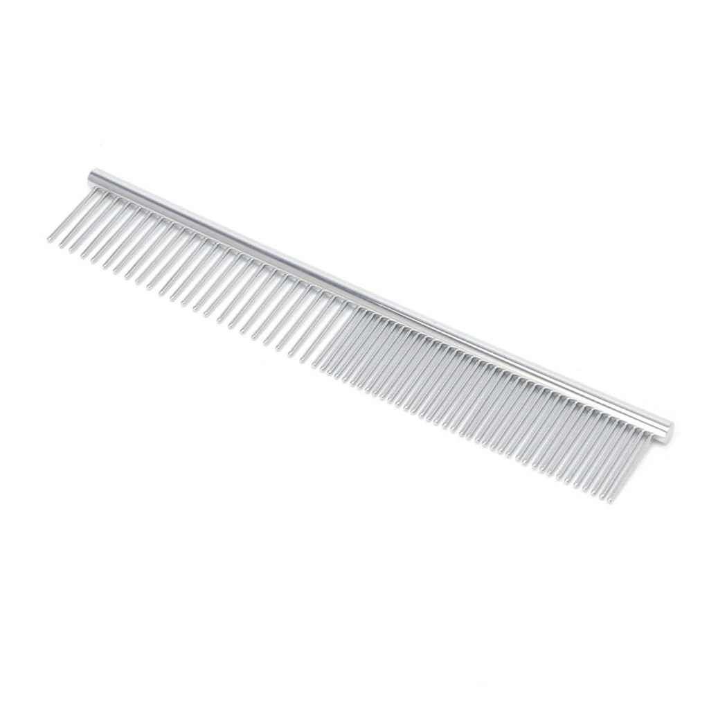 Оптовая продажа металлическая двухрядная щетка для груминга кошек и собак ухода