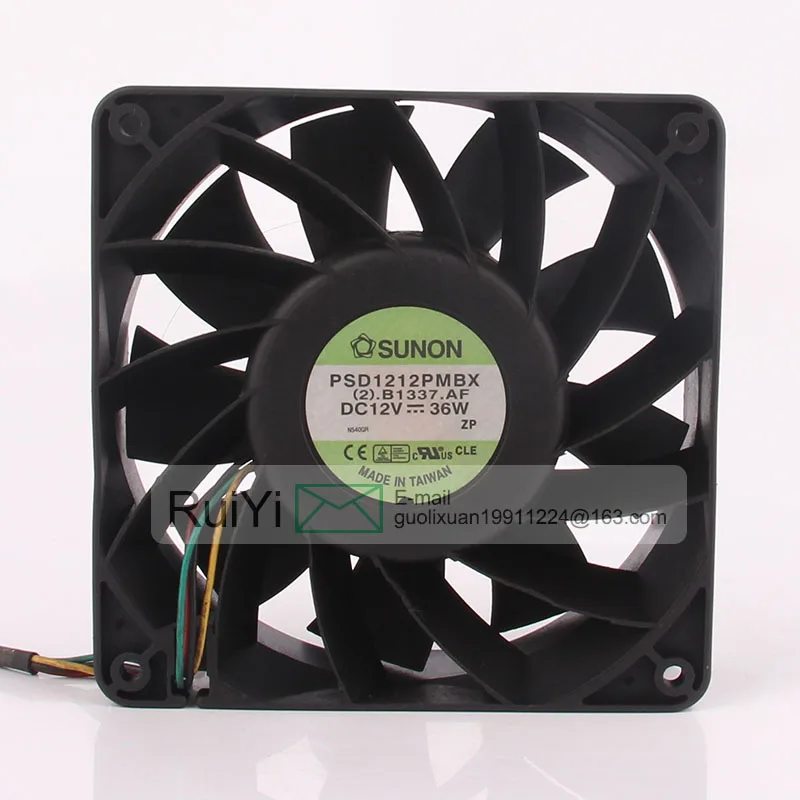 

PSD1212PMBX 120X120X38mm 6000 RPM 12V 36W 12CM12038 Chassis Violence Industrial Cooling Fan Gamer Cabinet Thermal Paste