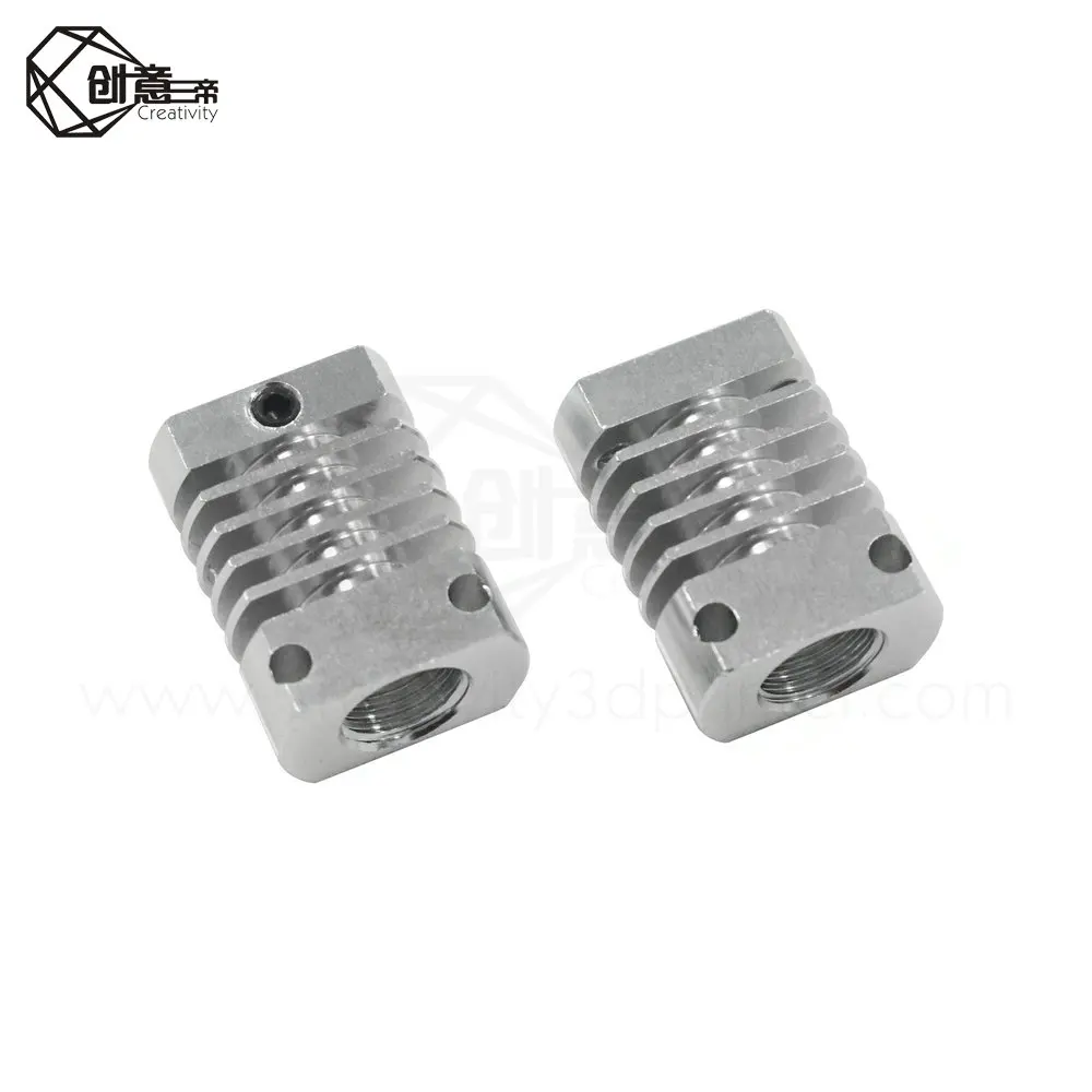 Цельнометаллический радиатор CR8 CR10 (красный синий серебристый) для MK10 E3D V6 CREALITY Φ 3D
