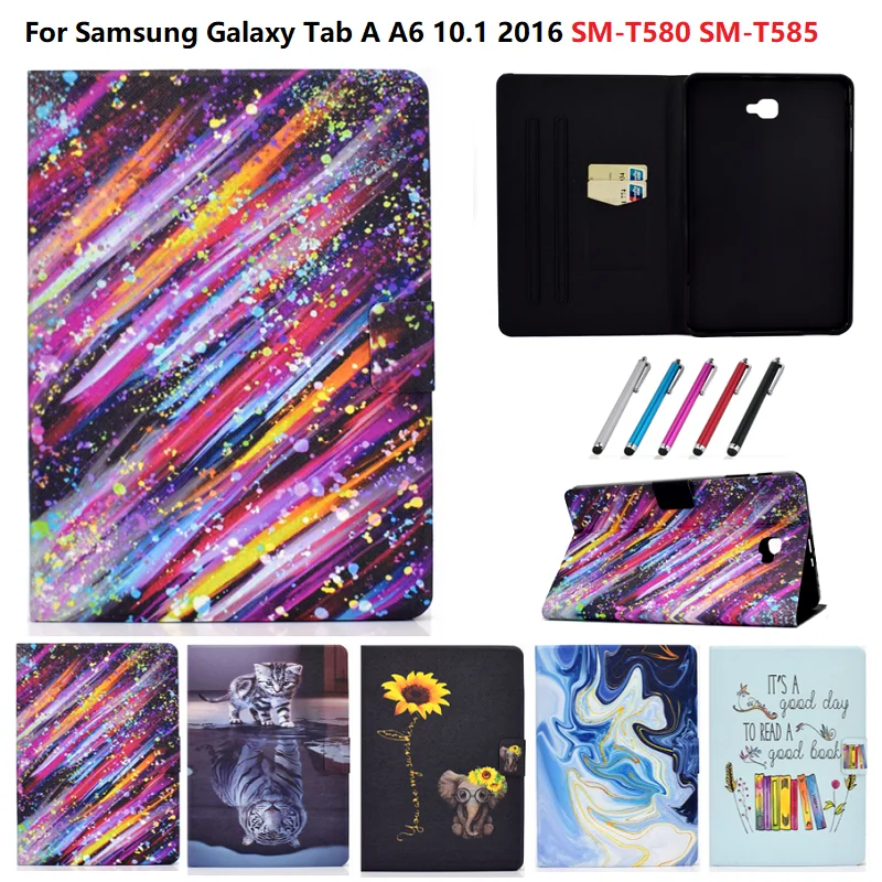 Чехол для планшета Samsung Galaxy Tab A6 10 1 2016 дюйма|Чехлы планшетов и электронных книг| |