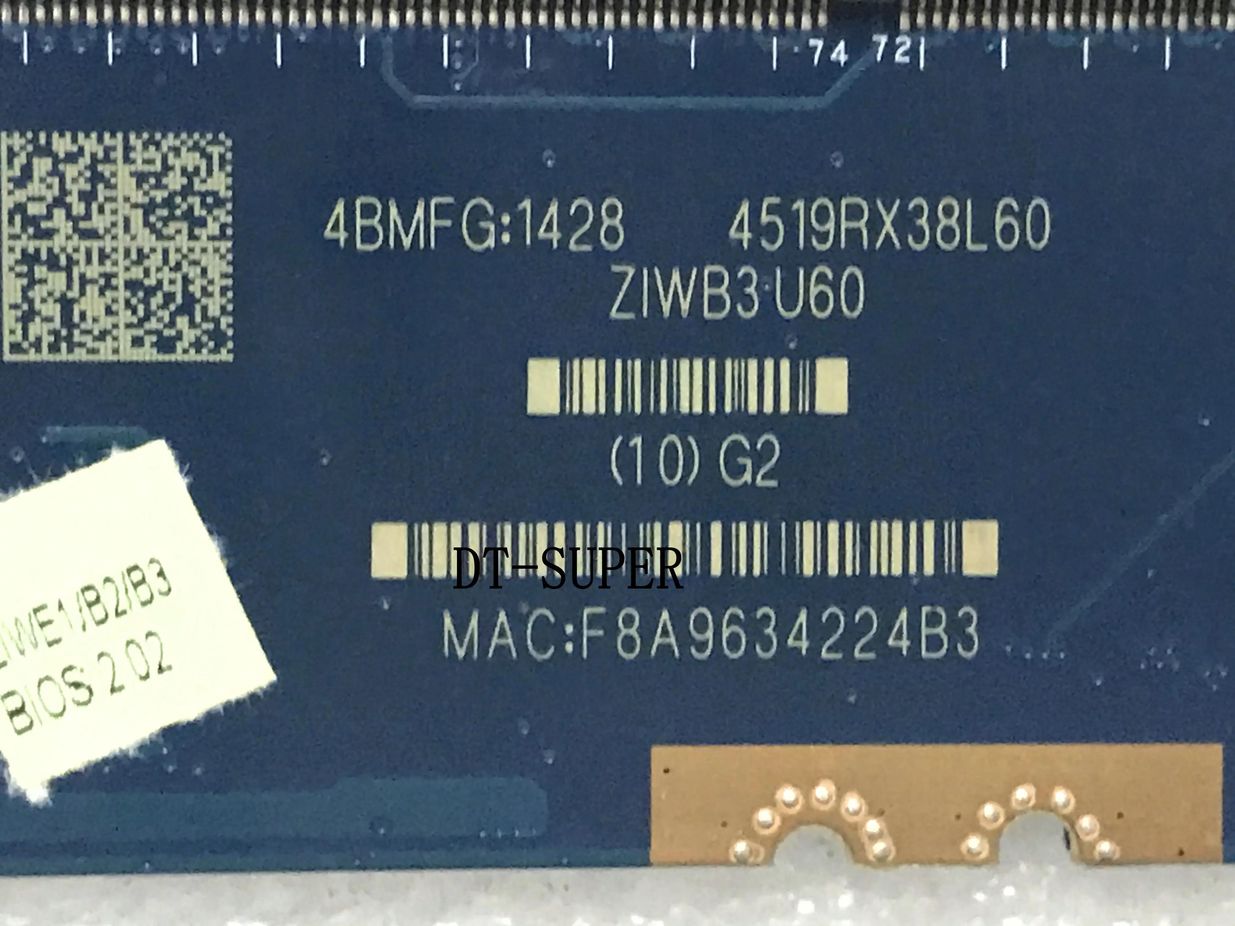 Совершенно новый. ZIWB2 / ZIWB3 LA-B092P REV: 1 0 материнская плата для ноутбука LENOVO B50-70