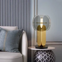 luxurious postmodern creative living room glass table lamp personality art bedside bedroom study designer led decorative lamps