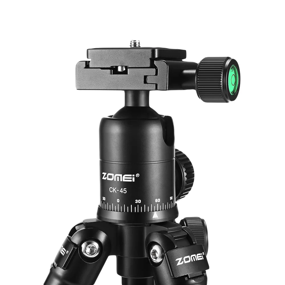 Zomei CK-45 портативный мини настольный штатив с 5 секциями быстросъемная пластина для SLR DSLR камеры смартфонов