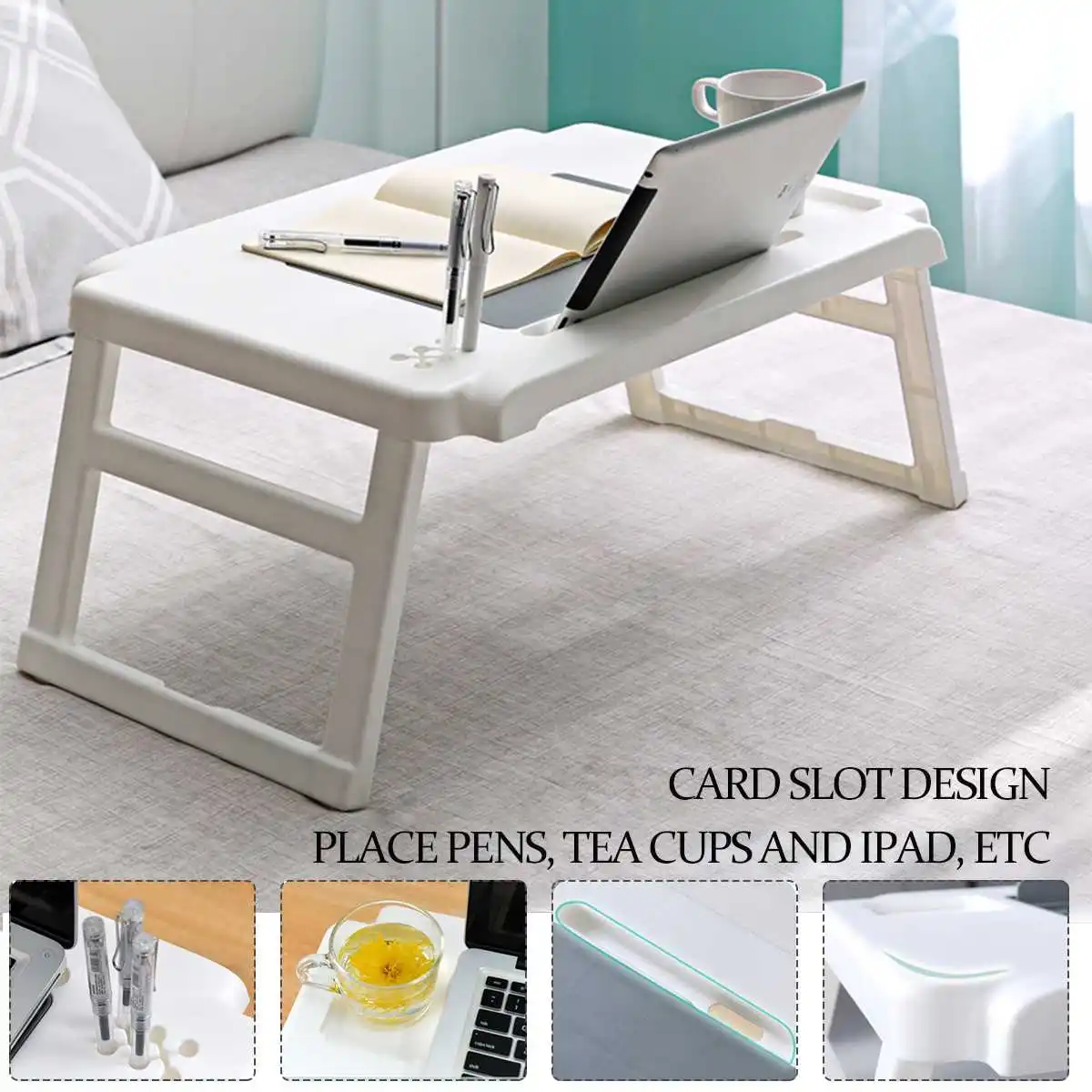 

NEW Portable Desk Laptop Stand Lapdesk Computer Notebook Multi-Function Table Office Breakfast Bed Tray Serving Table