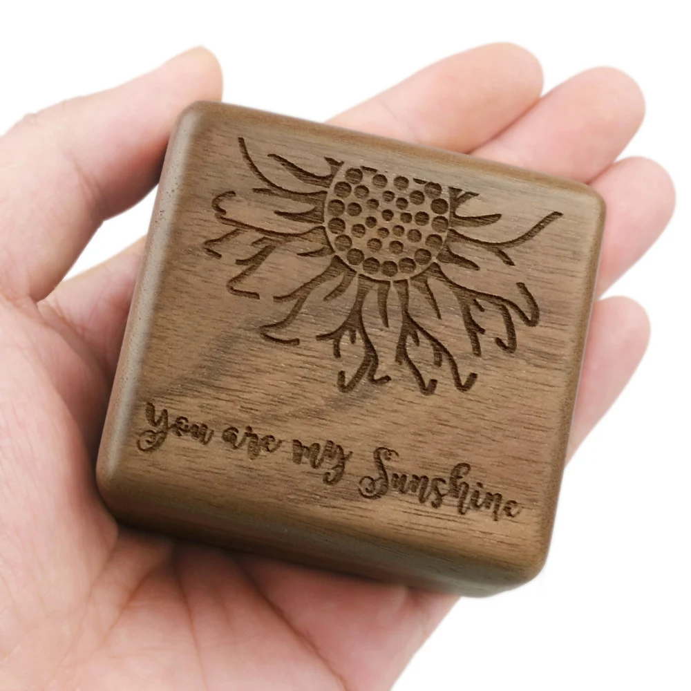 Музыкальная шкатулка Ты мое солнце Sinzyo деревянная музыкальная ручной работы с