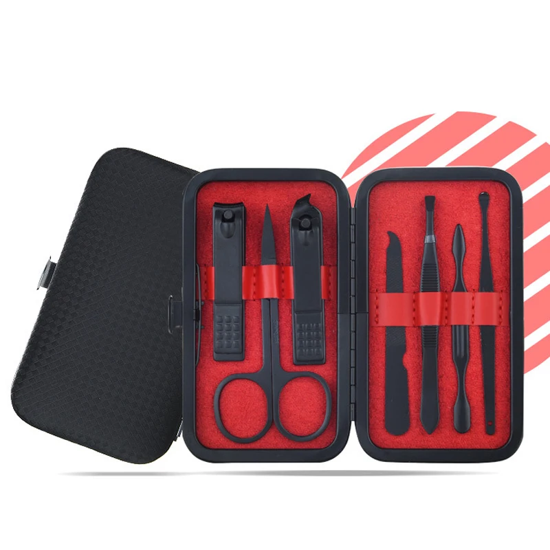 7 шт./компл. маникюрные машинки для ногтей набор педикюра портативная дорожная