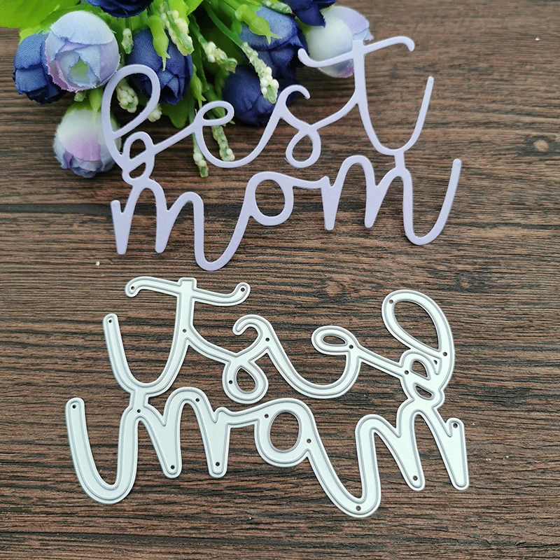 

AOKEDIY Mother's day Metal Cutting Dies Stencils for DIY Scrapbooking/photo album Decorative Embossing DIY Paper