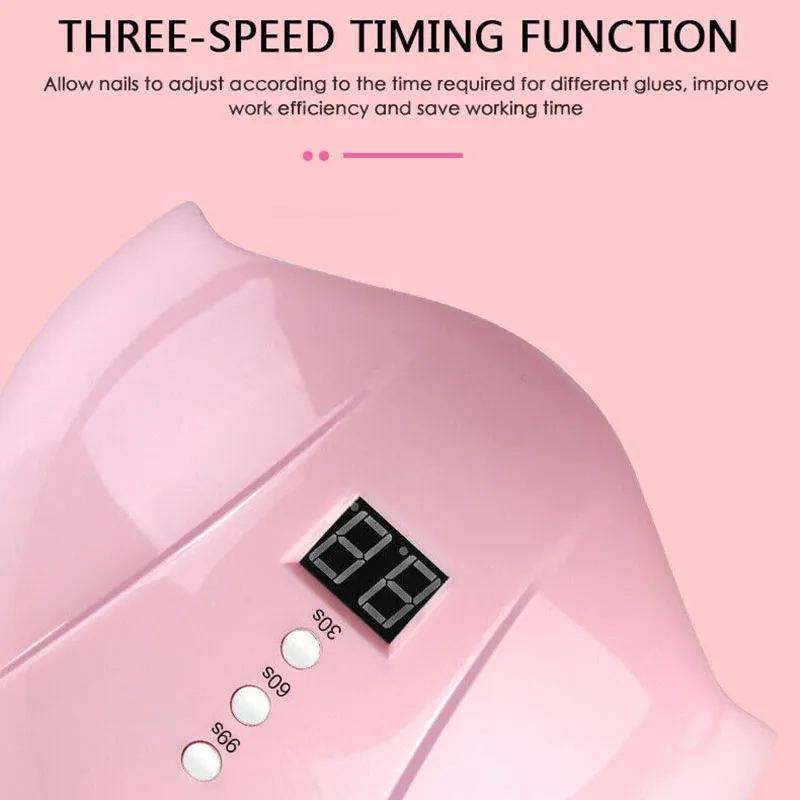 Горячая Сушилка для ногтей Светодиодный УФ светильник Гель лак Электрический
