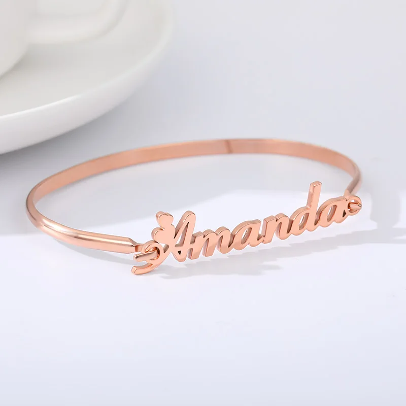 Персонализированные имя браслет дети браслеты для женщин подарок подружки