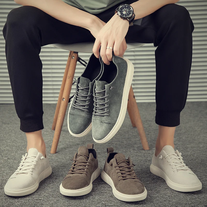 Fashion Men Genuine Leather Casual Shoes Mocasines Male Soft Moccasins Anti-Slip Flat Loafers Sneakers | Обувь