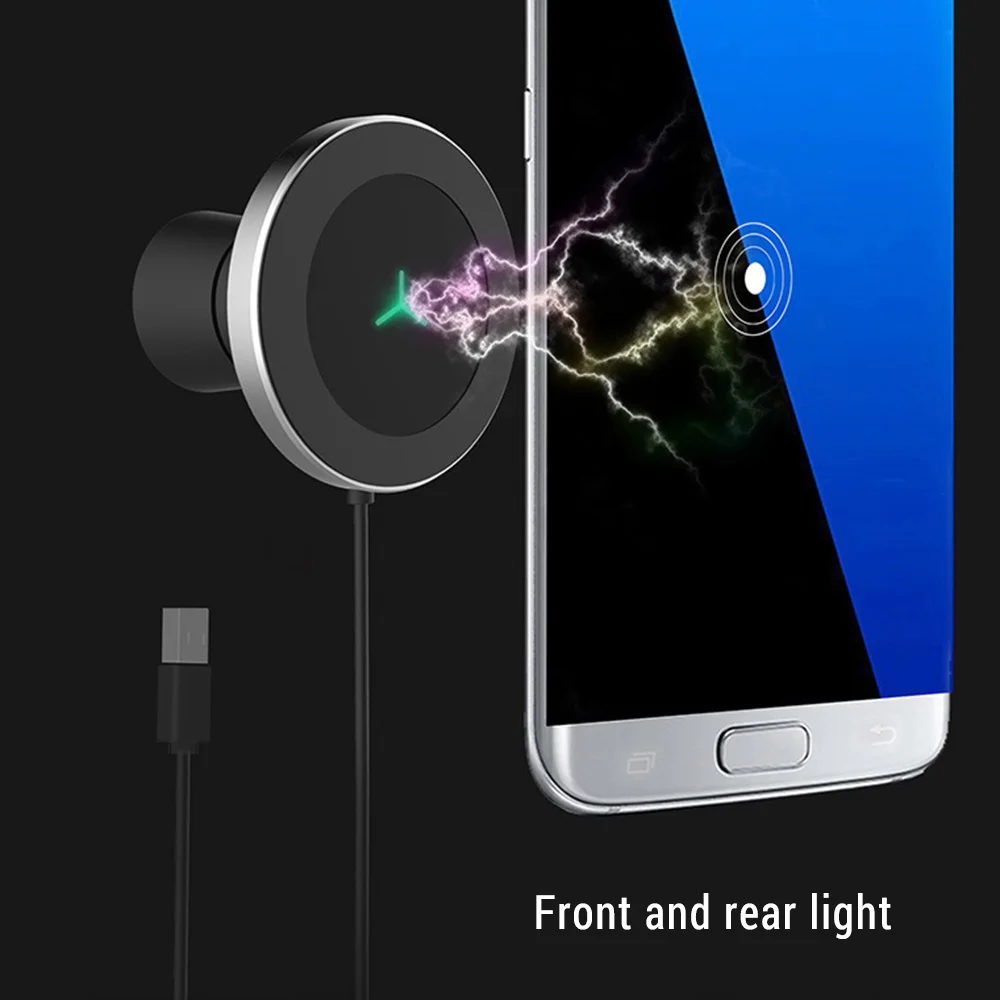 QI Быстрая зарядка беспроводное автомобильное зарядное устройство Магнитная