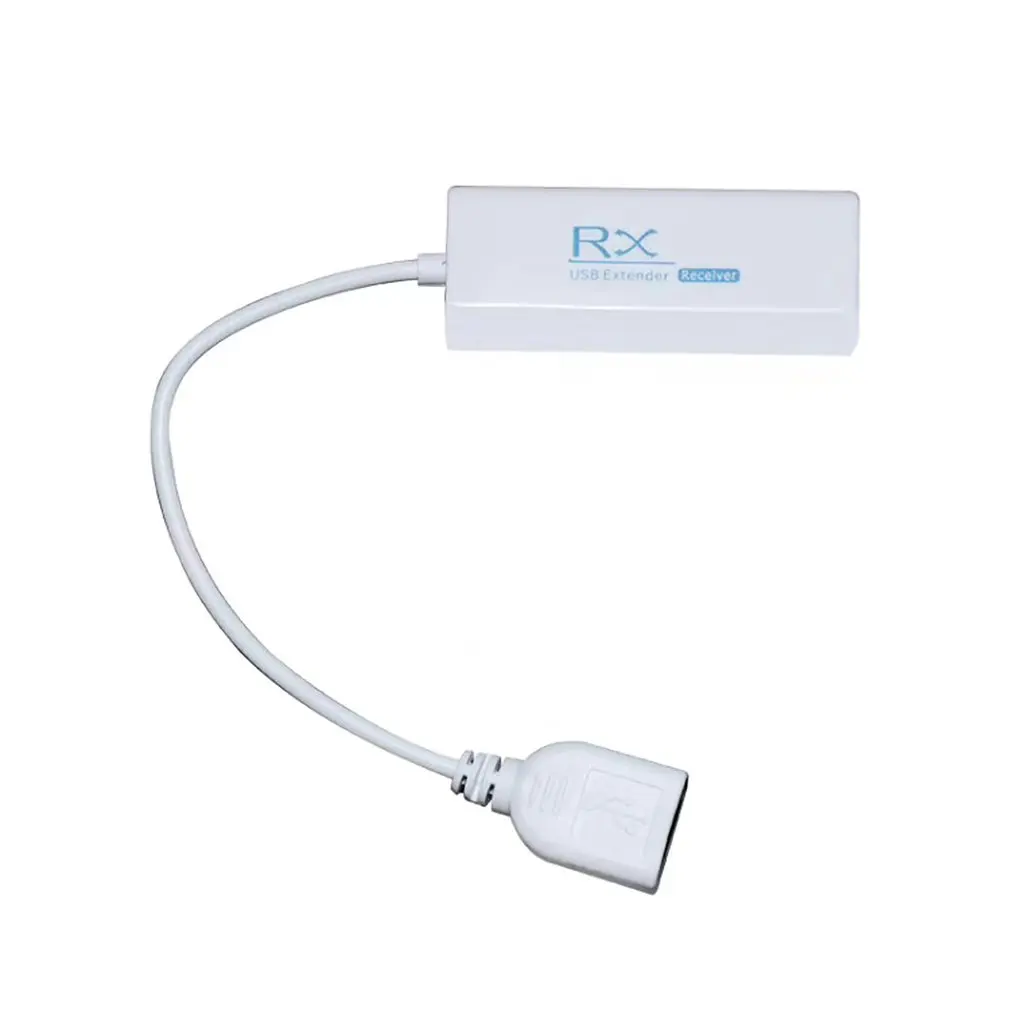 

USB 2.0 200M Extender Over RJ45 Ethernet Cable Extension Adapter TX RX Sender Receiver Audio ONLENY Single