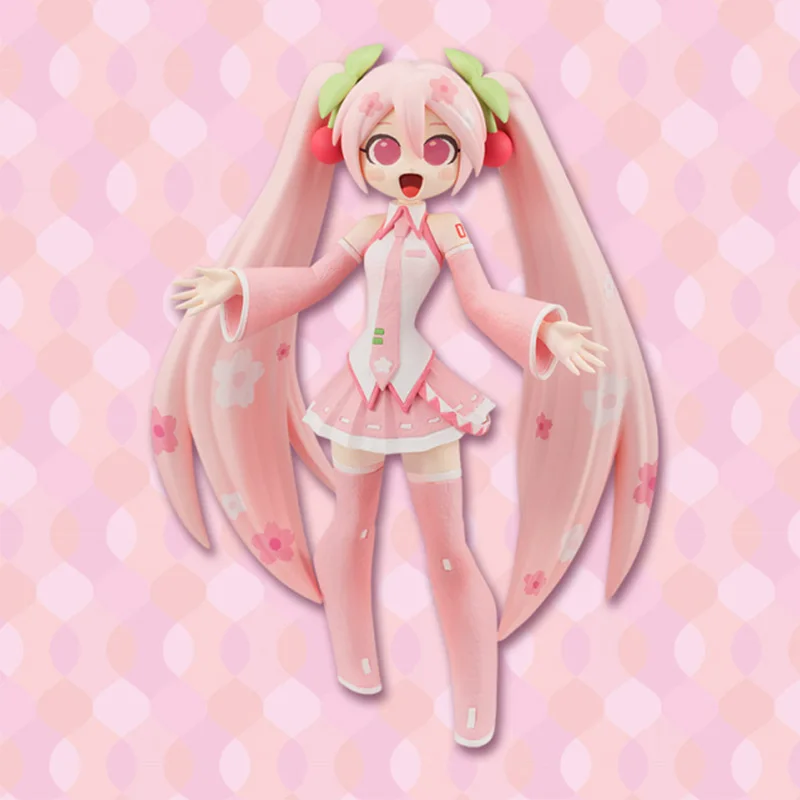 

Cuteanime 100% Original FuRyu TOKYO CartoonY Miku Cherry Blossoms Figure Anime Girl Figure