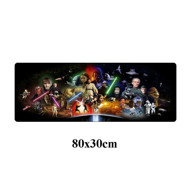 80x30 см Звездные войны игровой геймерский коврик для мыши Прочный резиновый игровой коврик для мыши Блокировка края клавиатуры коврик стол для портативного компьютера ноутбука коврик - Цвет: Розовый