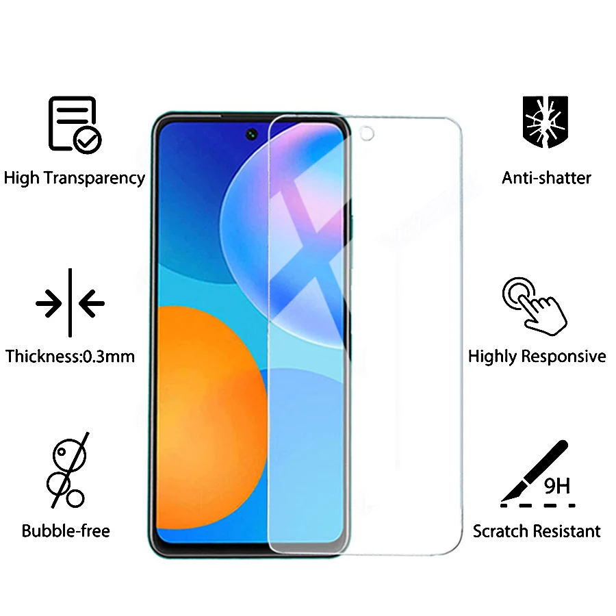 9d full protection glass for huawei p smart 2021 2020 psmart s z 2019 tempered screen protector p20 p30 p40 lite e glass film free global shipping