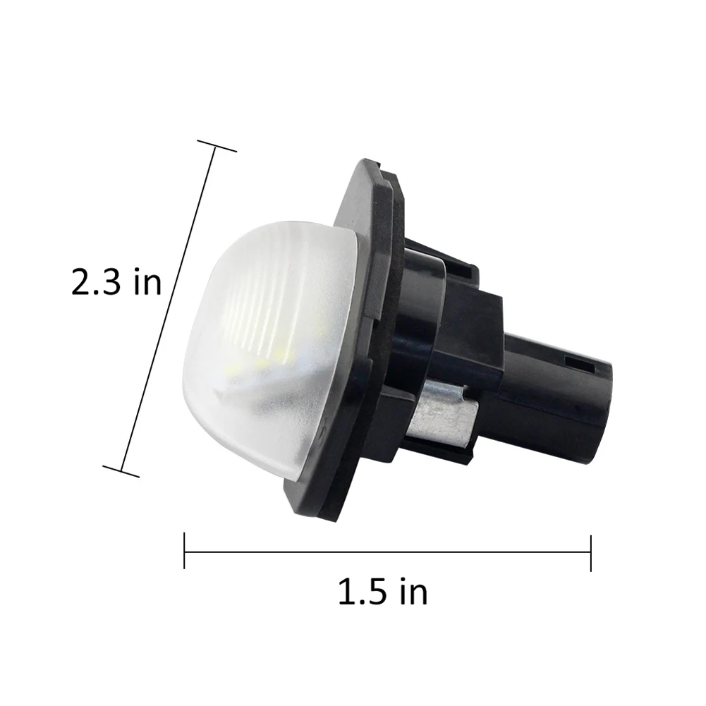 

2PCS LED License Plate Light Lamps For Toyota Sienna 2011-2018 2019