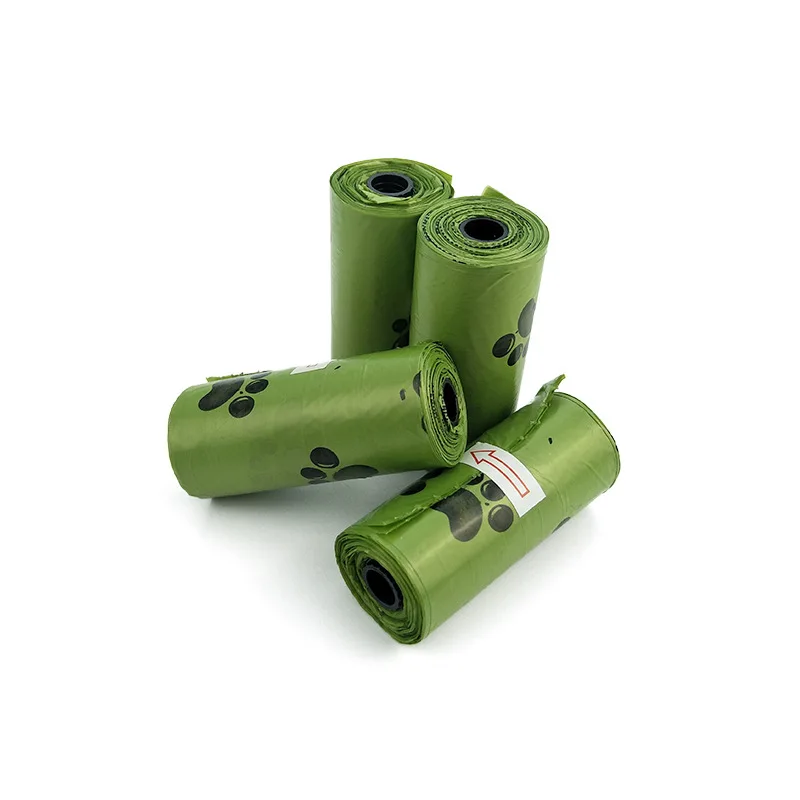 Рулоны корм для питомцев Собаки Сумки Биоразлагаемые Компостируемые