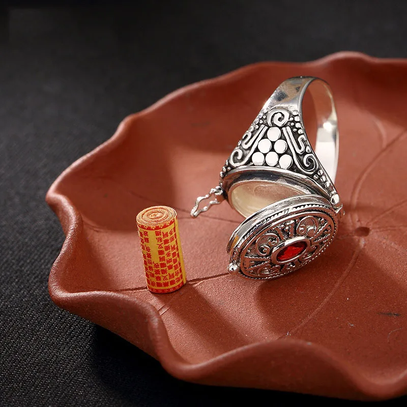 Новинка этническое кольцо для мужчин и женщин 100% Стерлинговое Серебро 925 пробы