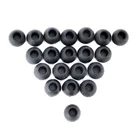 20 шт. черный мягкий силиконовый чехол для наушников Сменные чехлы для наушников в ухо аксессуары для наушников