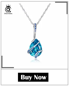 ORSA JEWELS подлинные 925 пробы серебряные ожерелья и подвески из натурального камня бирюзовый кулон женское ожерелье вечерние ювелирные изделия SN87