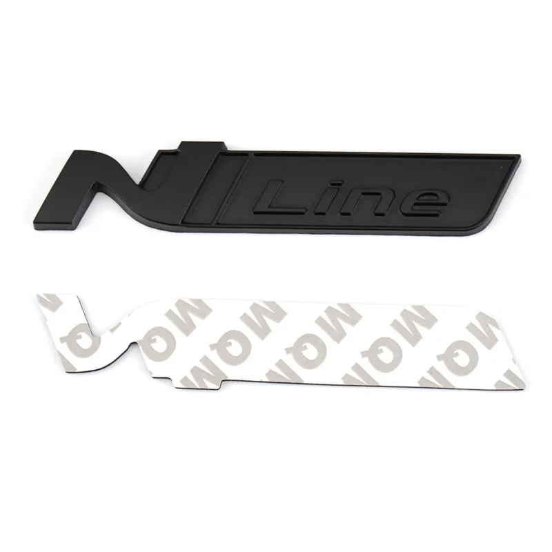 Металлическая Автомобильная наклейка N Line значок эмблема Передняя решетка для