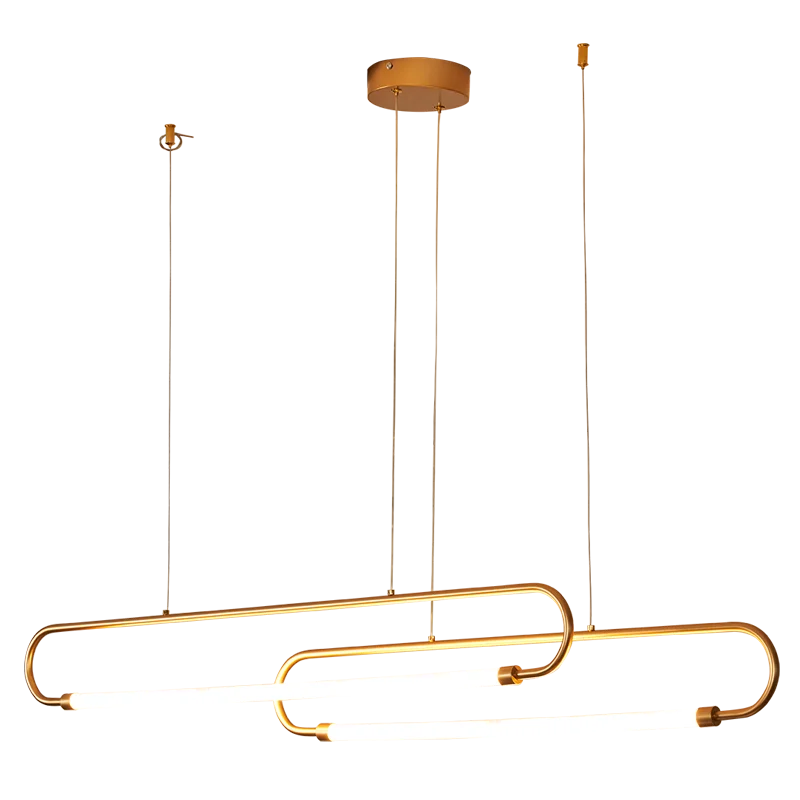 

Gold color Modern chandelier lighting For Diningroom kitchen refectory led chandelier colgante moderna hanglamp chandelier