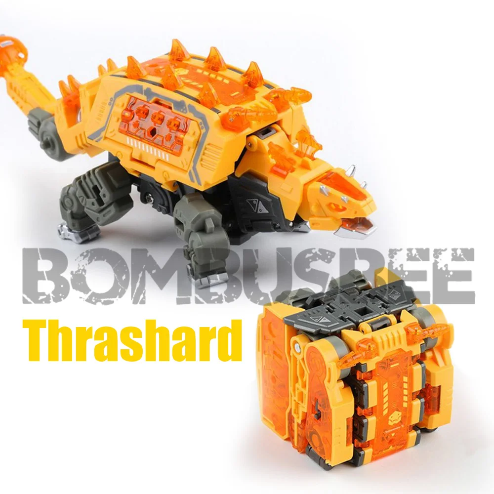 

【In Stock】Action Figure 52Toys BeastBox BB-26 Trashard Ankylosaurus Dino Robots Transformation Animal Cube Model Children Gift