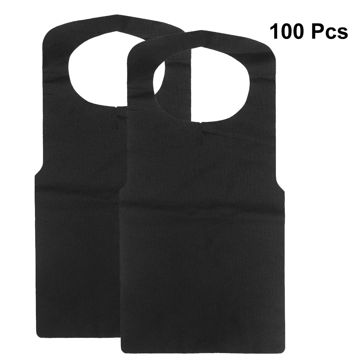 

100 шт. нетканый тканевый однократный фартук для чистки маслостойкий и грязеотталкивающий подвесной шейный шарф кармашек для талии фартук д...