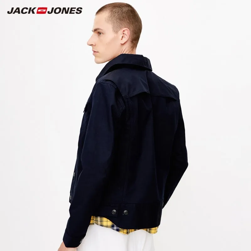 JackJones осень мужская Повседневная джинсовая куртка с длинными рукавами 218357504 |