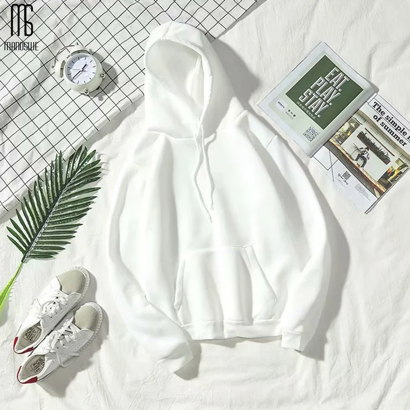 Новинка от Manoswe мужские и женские толстовки белая парная куртка Осень зима 2019