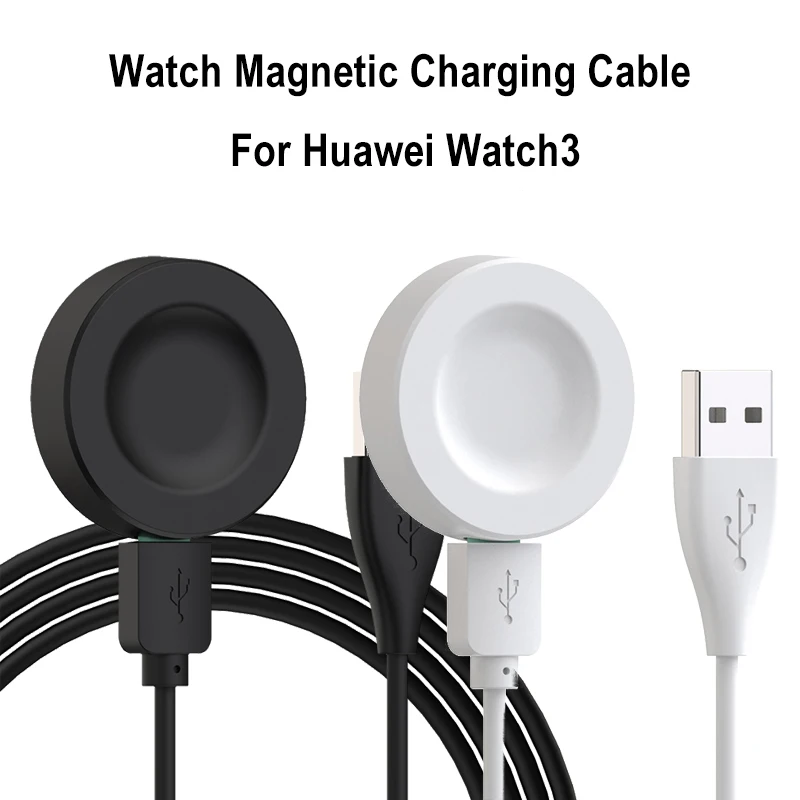 

10 Pieces Smart Watch Charger with Magnetic Watch Charging Cable for Huawei Watch3 Portable Smart Chip Watch Charger