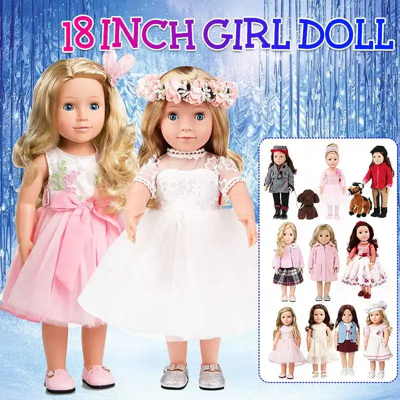 

45cm Vinyl Baby Doll Simulation Baby Dolls Soft Toddler Baby Toys For Kids Girls Child Birthday Christmas Gifts