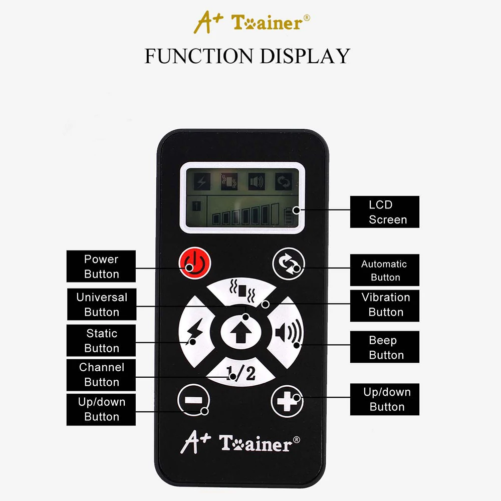 800 м ошейник для дрессировки собак с пультом водонепроницаемый перезаряжаемый