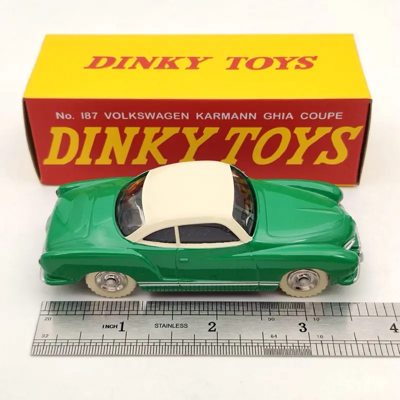 DeAgostini 1:43 Dinky Toys 187 для V ~ W Karmann Ghia Coupe литые под давлением модели автомобилей |