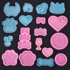 Брелок для ключей, подвеска с кристаллами, ярлык для собаки сделай сам, в форме кости, брелок, литье, силиконовая форма, инструменты для изготовления ювелирных изделий