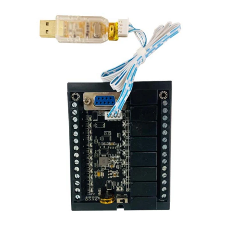 Программируемый программируемый логический контроллер PLC FX1N DC24 20MR | Электроника