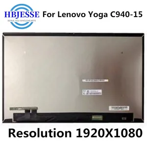 original 15 6 laptop fhd yoga c940 15 lcd touch screen module for lenovo yoga c940 15 lcd display digitizer assembly 5d10s39614 free global shipping